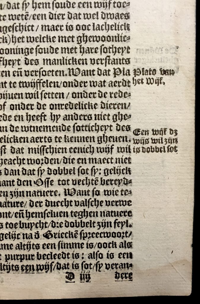 Uit de bibliotheek Erasmus’ Laus Stultitiae MdNL de